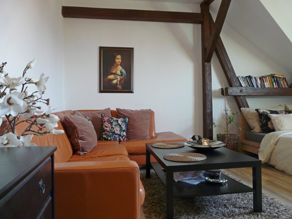 Pronájem bytu 1+1, Brno – Černovice, ul. Zvěřinova, sklep + kumbál na patře